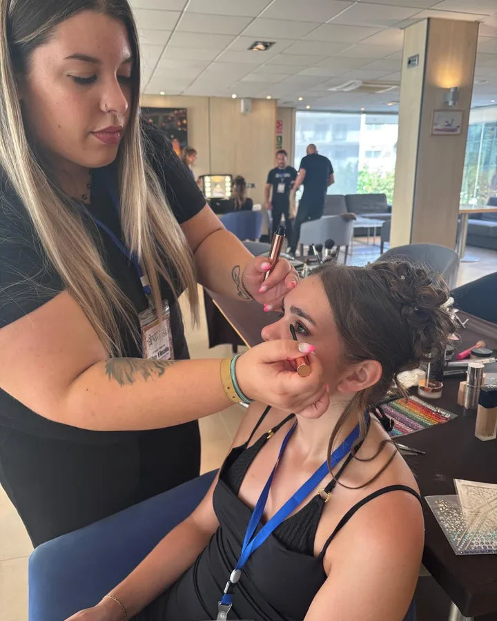 Sofia make-up artist a un evento